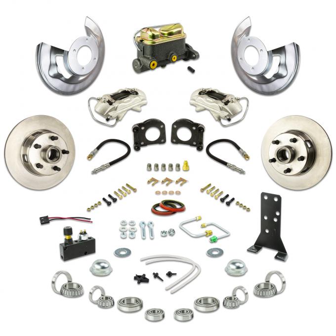 Right Stuff 67-69 Ford Mustang/Fairlane, Front Manual Disc Conv Kit Requires V8 Spindles ZSD6708