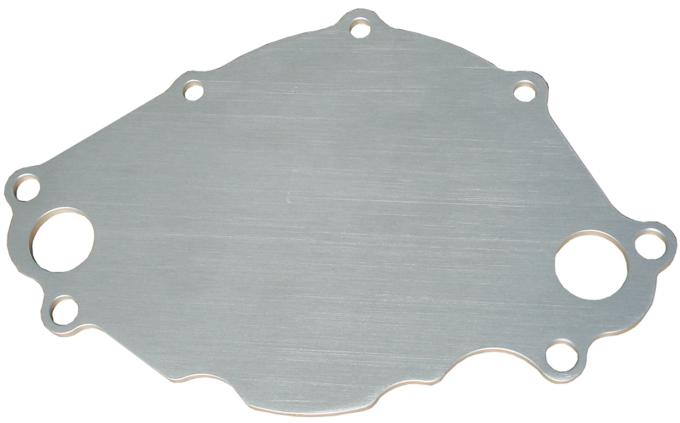 Proform Water Pump Backing Plate, SB Ford Engines, Billet Aluminum, Natural Finish 66239