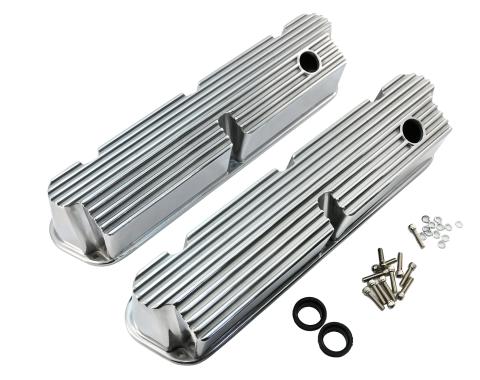 CFR Performance Aluminum Tall Pentroof Valve Covers - Fits 1962-1985 Ford 289 / 302 / 347 / 351W / 427 HZ-6729-3