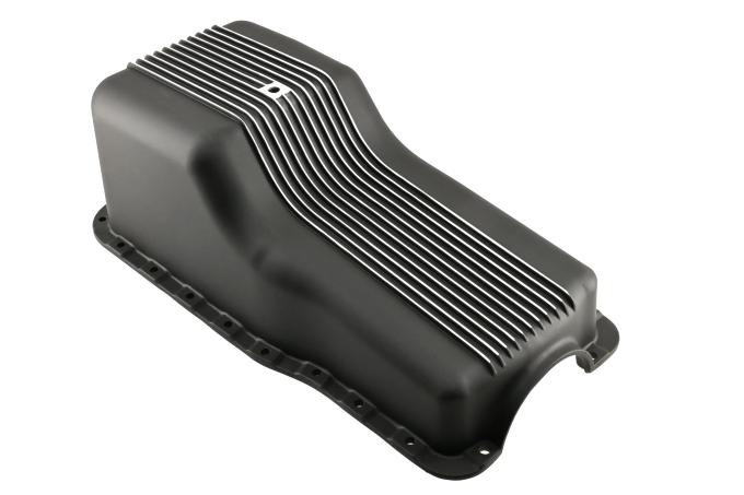 CFR Performance Aluminum Retro Finned Oil Pan - Fits 1965-1987 Ford SB 260-289-302 - Front Sump HZ-8445