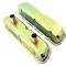 CFR Performance Steel Circle Track Racing Valve Covers Fits 1962-1985 Small Block Ford SBF 260-351W - Zinc-Plated HZ-7225-Z