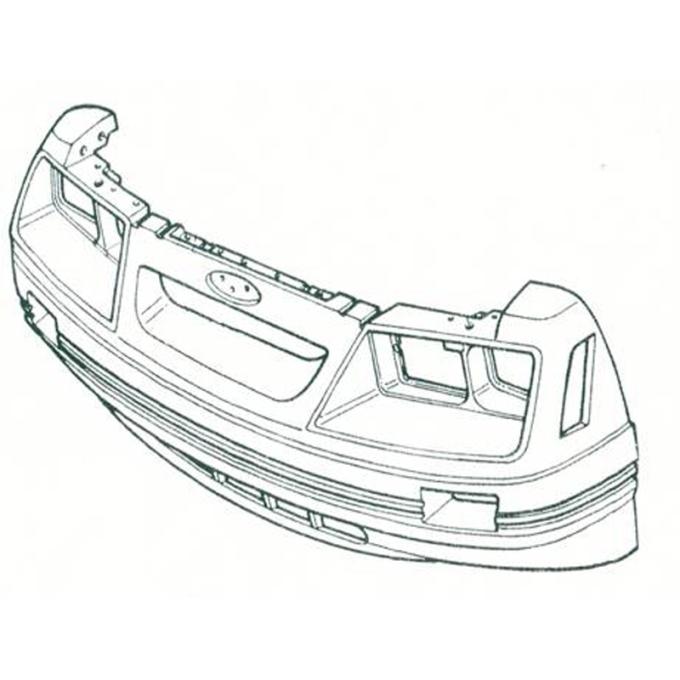 Daniel Carpenter 1985-86 GT Front Bumper Cover E5ZZ-8190-B