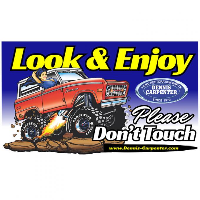Dennis Carpenter Bronco Magnetic Sign MM-4