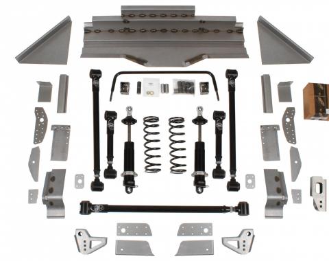 Detroit Speed QUADRALink Suspension Kit w/o Axle Brackets 1964.5-70 Mustang Base Shocks 041733