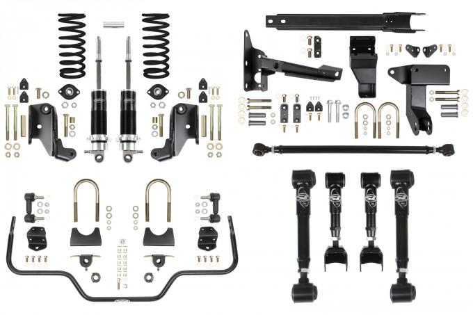 Detroit Speed Speed Kit 3 Rear Suspension Kit 79-93 Mustang 79-86 Capri Single Adjustable Shocks 041647-S