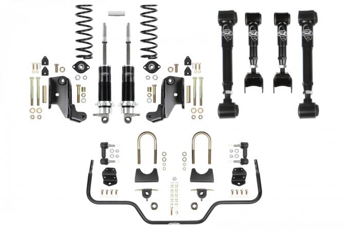 Detroit Speed Speed Kit 2 Rear Suspension Kit 79-93 Mustang 79-86 Capri Single Adjustable Shocks 041646-S