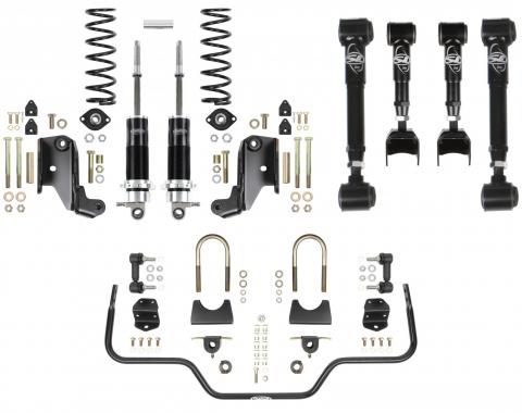 Detroit Speed Speed Kit 2 Rear Suspension Kit 79-93 Mustang 79-86 Capri Non-adjustable Shocks 041646