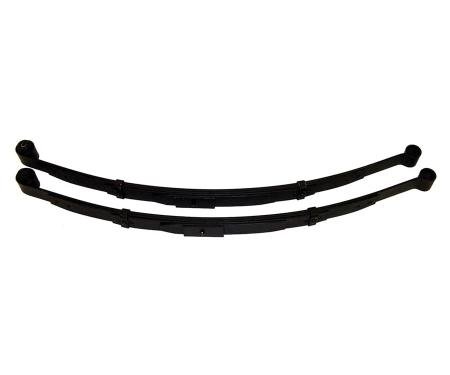 Detroit Speed DSE 175 lb/in Multi-Leaf Spring Set 1.5 Inch inch Drop 1964.5 1970 Mustang (Pair) 040104P