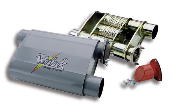 FlowTech Warlock Racing Muffler 50552FLT