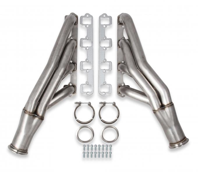 FlowTech Small Block Ford Turbo Headers, Natural 304 Stainless Steel 12164FLT