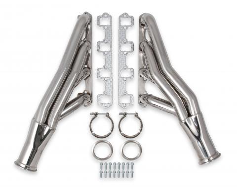 FlowTech Small Block Ford Turbo Headers, Polished 304 Stainless Steel 12165FLT