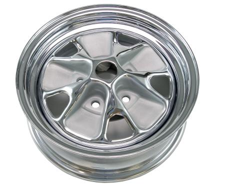 Scott Drake 1964 Styled Steel Wheel (14X5 With Chrome Rim and Argent Paint) C5ZZ-1007-ARG