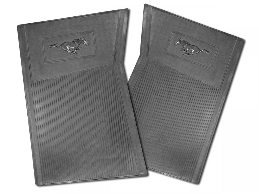 Scott Drake 19651966 Ford Mustang 6473 Pony Floor Mats (Black) C5ZZ