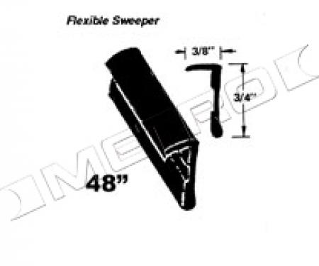 Flexible Window Sweeper, Outside of Window, 48" Long, 1954-1964