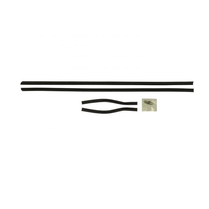 PUI Interiors 1967-1968 Ford Mustang Coupe 4 Piece Window Felt Kit F230-10
