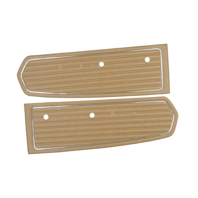 PUI Interiors 1968 Ford Mustang Standard Saddle Front Door Panels D686