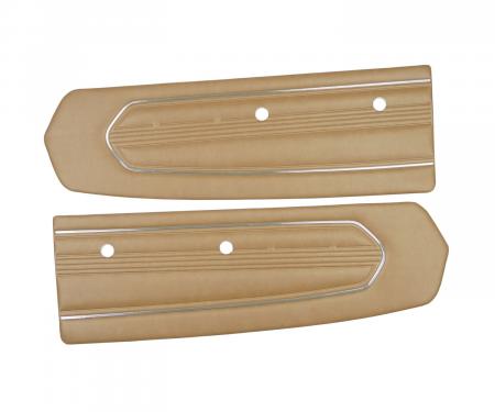 PUI Interiors 1967 Ford Mustang Standard Saddle Front Door Panels D675
