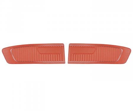 PUI Interiors 1965 Ford Mustang Standard Red Front Door Panels D654