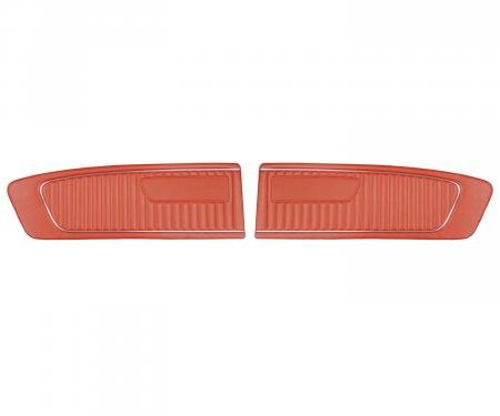 PUI Interiors 1965 Ford Mustang Standard Red Front Door Panels D654