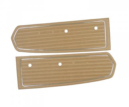 PUI Interiors 1968 Ford Mustang Standard Saddle Front Door Panels D686
