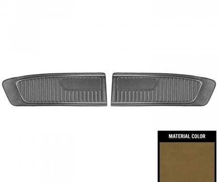 PUI Interiors 1965 Ford Mustang Standard Palomino Front Door Panels D653