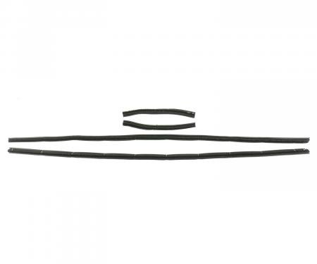 PUI Interiors 1969-1970 Ford Mustang Convertible 4 Piece Window Felt Kit F231-30