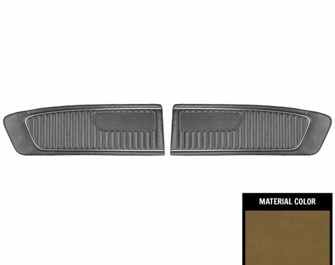 PUI Interiors 1965 Ford Mustang Standard Palomino Front Door Panels D653