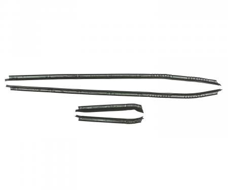 PUI Interiors 1971-1973 Ford Mustang Fastback 4 Piece Outer Only Window Felts 71ZWF-0