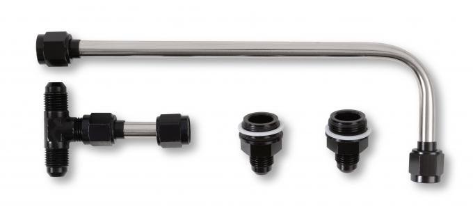 Quick Fuel Technology Dual Feed Fuel Line #6AN (Black) 34-600BKQFT