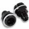 Quick Fuel Technology Dual Feed Fuel Line #6AN (Black) 34-600BKQFT