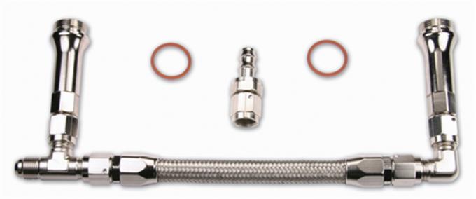 Quick Fuel Technology SS Fuel Line #6AN Silver 34-6000SSQFT
