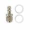 Quick Fuel Technology SS Fuel Line #6AN Silver 34-6000SSQFT