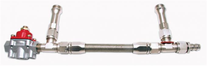 Quick Fuel Technology By Pass Reg Fuel Line Kit #8AN Silver 34-8000BPQFT