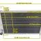 Champion Cooling 1994-1996 Ford Mustang 2 Row All Aluminum Radiator Made With Aircraft Grade Aluminum EC1488