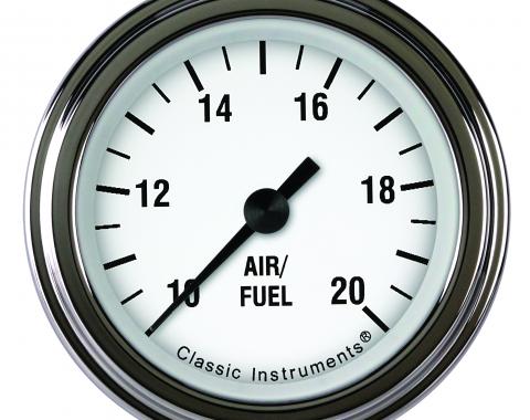 Classic Instruments White Hot 2 1/8" Air Fuel Ratio Gauge WH194SLF