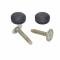 AMD Hood Adjuster Bumpers with Studs, 65-77 Ford Car Bronco X305-8065-1P