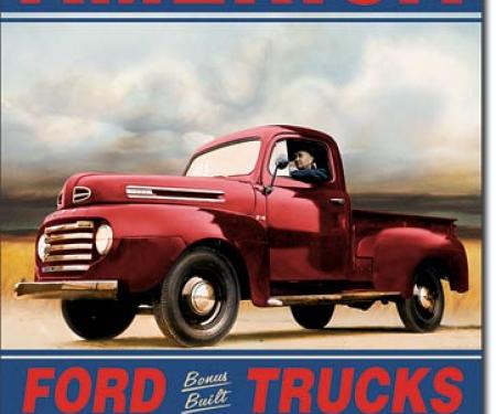 Tin Sign, Ford Trucks Built Tough