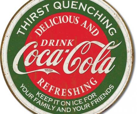 Tin Sign, COKE - Thirst Quenching