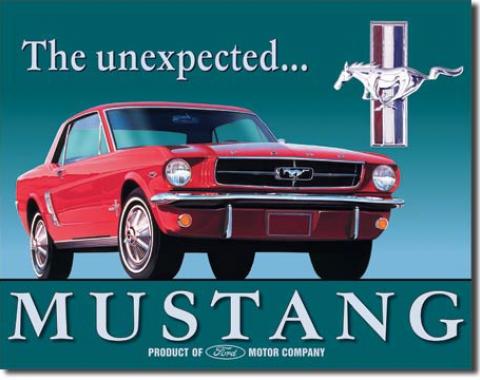 Tin Sign, Ford Mustang