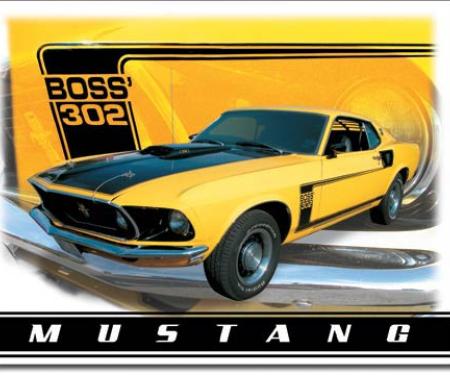 Tin Sign, Ford Mustang Boss 302