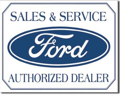 Tin Sign, Ford Logo