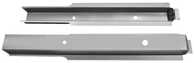 Mustang Coupe & Fastback Firewall To Floor Supports, Weld-In, 1965-1968