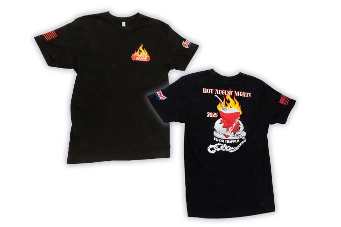 Vapor Trapper Hot August Nights 2025 &mdash; Vapor Trapper Limited Edition Tee (Black)