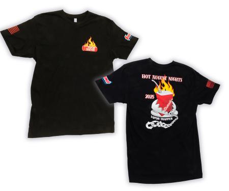 Vapor Trapper Hot August Nights 2025 &mdash; Vapor Trapper Limited Edition Tee (Black)