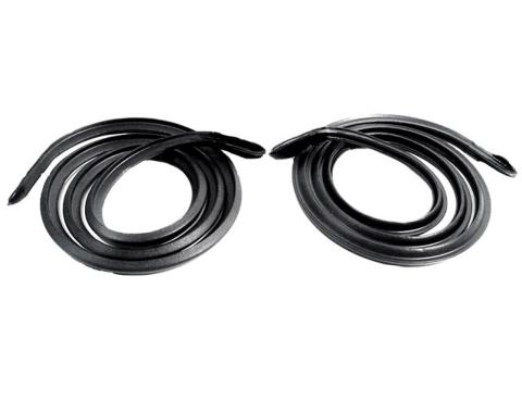 Metro Moulded Parts 1965-1966 Ford Mustang Molded Door Seals, Made with Molded Ends. 80" Long Each LM 10