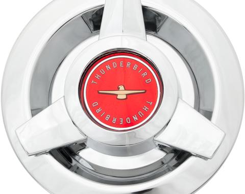 Coker Tire Thunderbird Wire Cap Red 6" Dia 1038-REDR