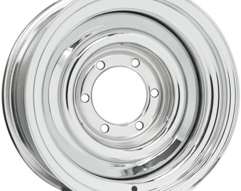 Wheel Vintiques 15x7 Smoothie Chrome 6x5.5" bolt 4" backspace 10-570604