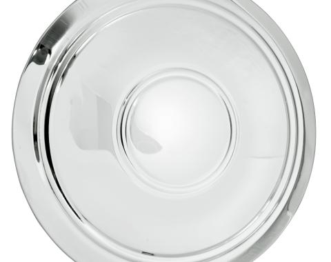 Coker Tire Chevrolet Plain Police Cap Stainless 7.5 inch Back I.D. 1003-S