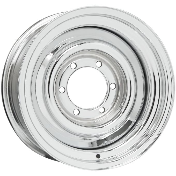 Wheel Vintiques 15x7 Smoothie Chrome 6x5.5" bolt 4" backspace 10-570604