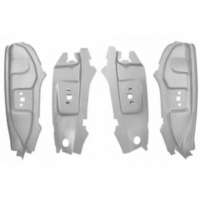 Mustang Coupe And Convertible B-Pillar 4-Piece Set, 1967-1968